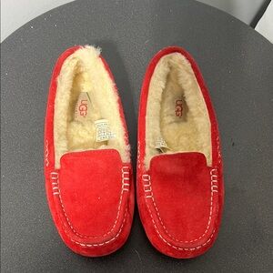 UGG Red Suede Moccasins